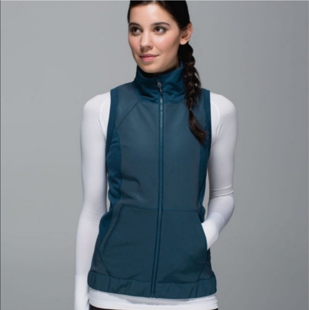 Lululemon 6 Small Relective Fleece Running Vest